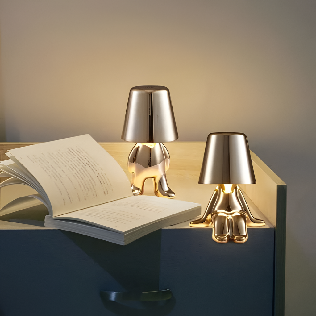 Moderne Skulpturel Bordlampe - Dekorativ