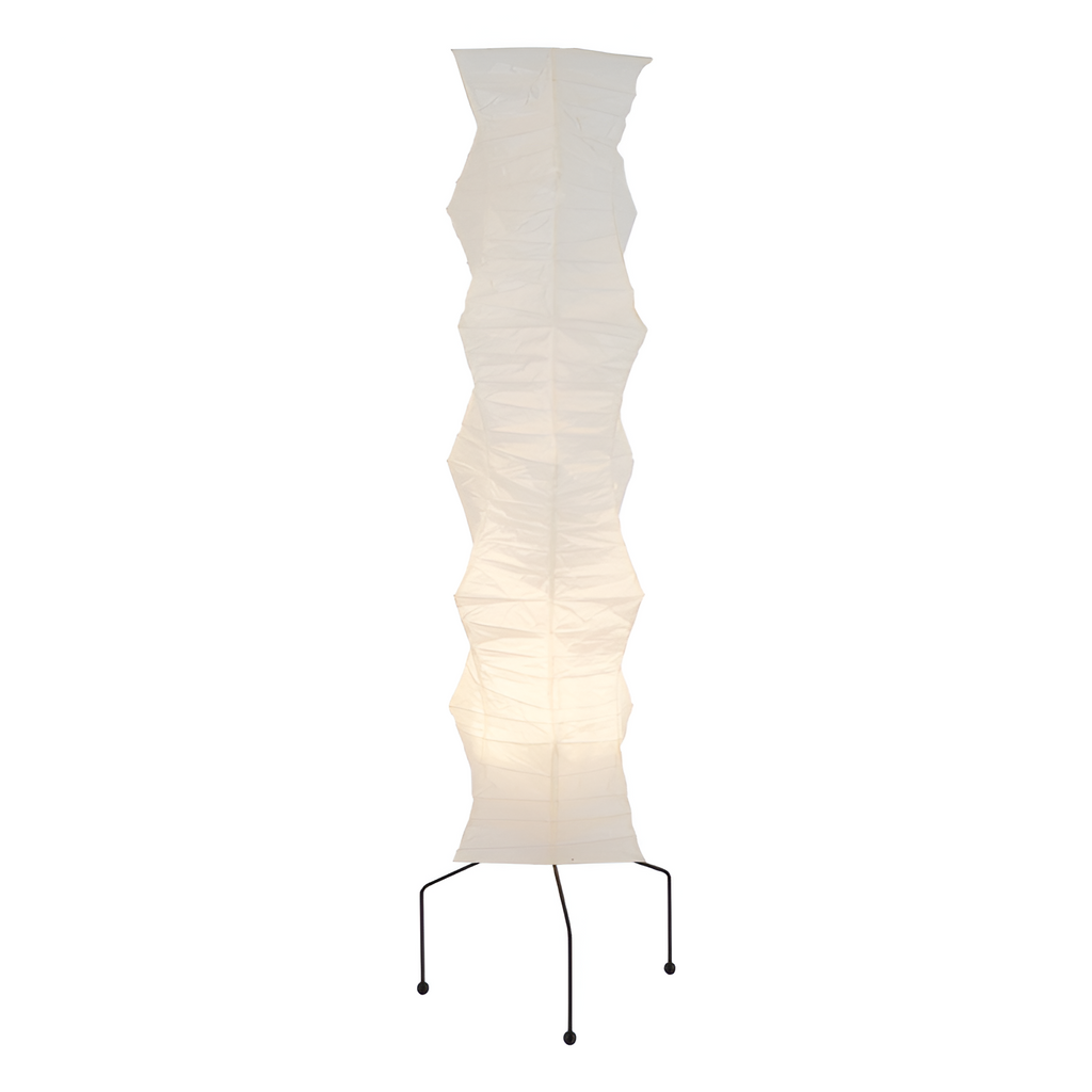 Minimalistisk Rispaper Gulvlampe - Nordisk