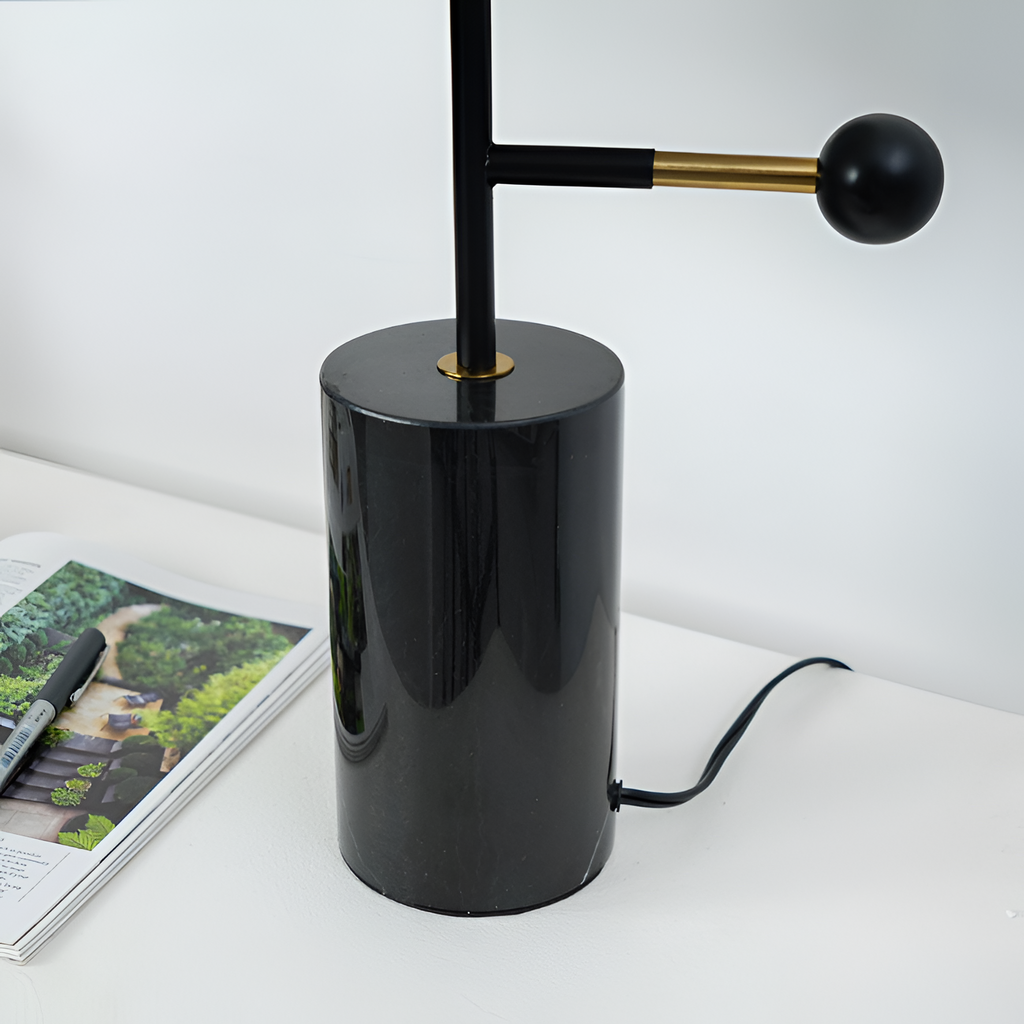 Minimalistisk Geometrisk Bordlampe - Industriel