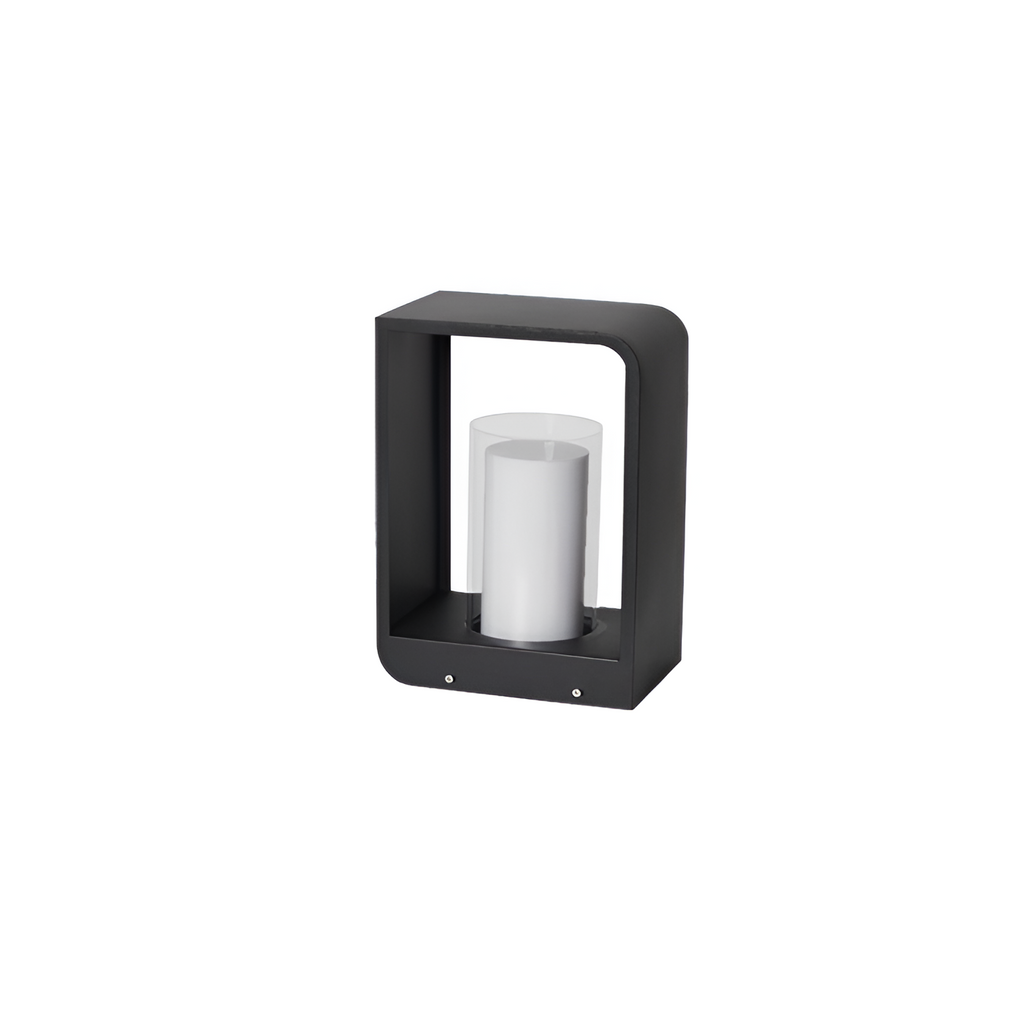 Minimalistisk Rektangulær Gulvlanterne - Åben Ramme