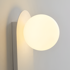 Minimalistisk Oval Væglampe - Nordisk Stil