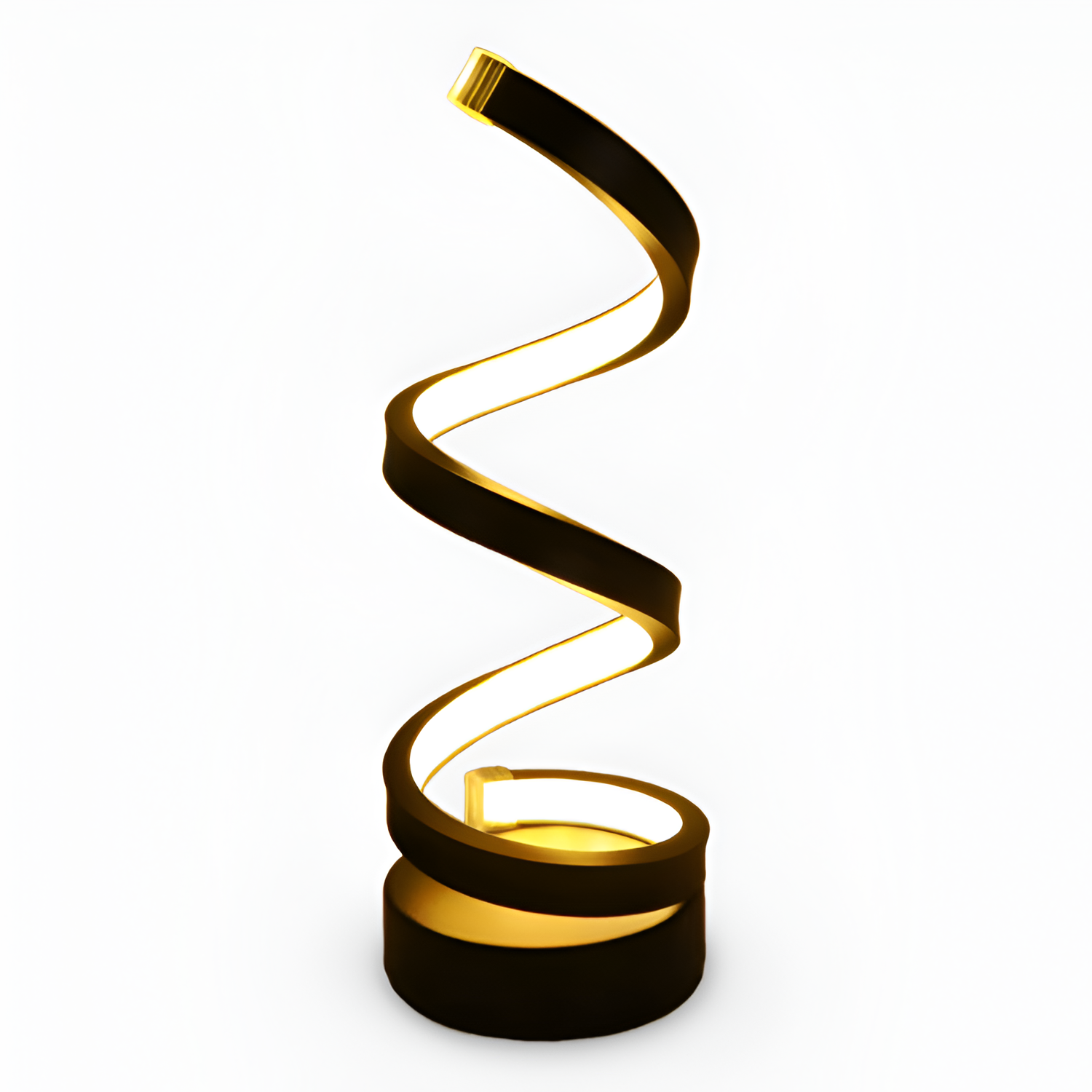 Minimalistisk Spiral Bordlampe - Dæmpbar