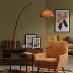 Mid-century Moderne Buegulvlampe - Justerbar