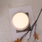 Tekstureret Minimalistisk Bordlampe - Geometrisk