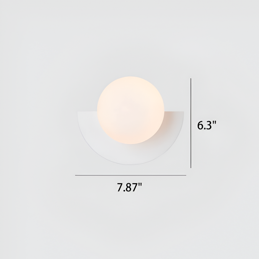 Minimalistisk Geometrisk Væglampe - Drejelig
