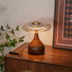 Mid-Century Mushroom Bordlampe - Dæmpbar