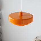 Vintage rund pendel i flere lag af metal – nordisk stil