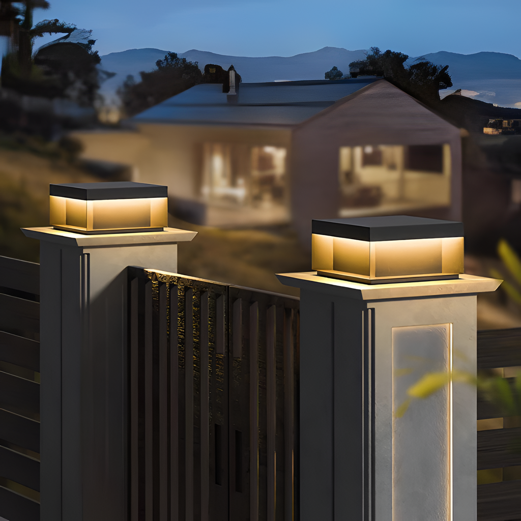 Minimalistisk Solcelle Udendørslampe - Moderne