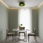 Flerlaget Transparent Glasloftlampe - Minimalistisk