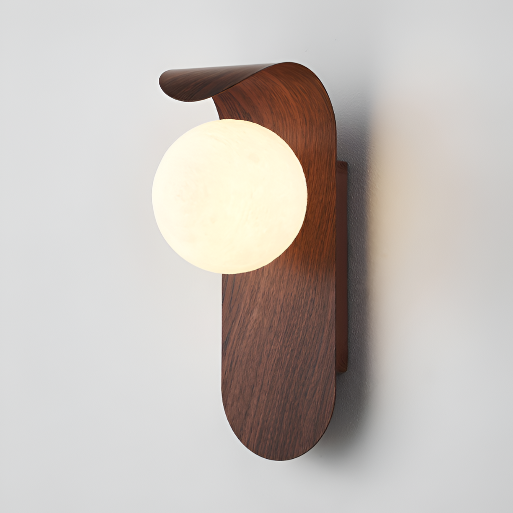 Minimalistisk buet væglampe – Art Deco-stil