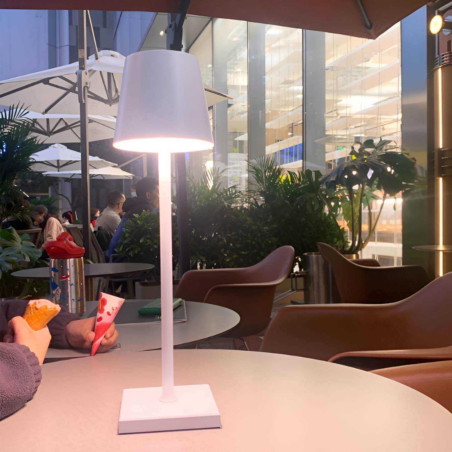 Minimalistisk Trådløs Bordlampe - Dæmpbar