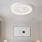 Udskåret loftlampe i akrylharpiks til indbygning – minimalistisk