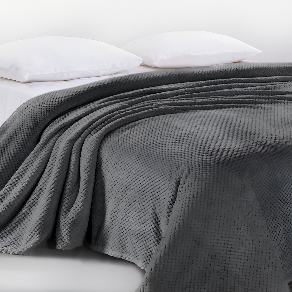 Plysset Tekstureret Plaid - Alsidig