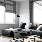 Industriel Minimalistisk Gulvlampe - Justerbar