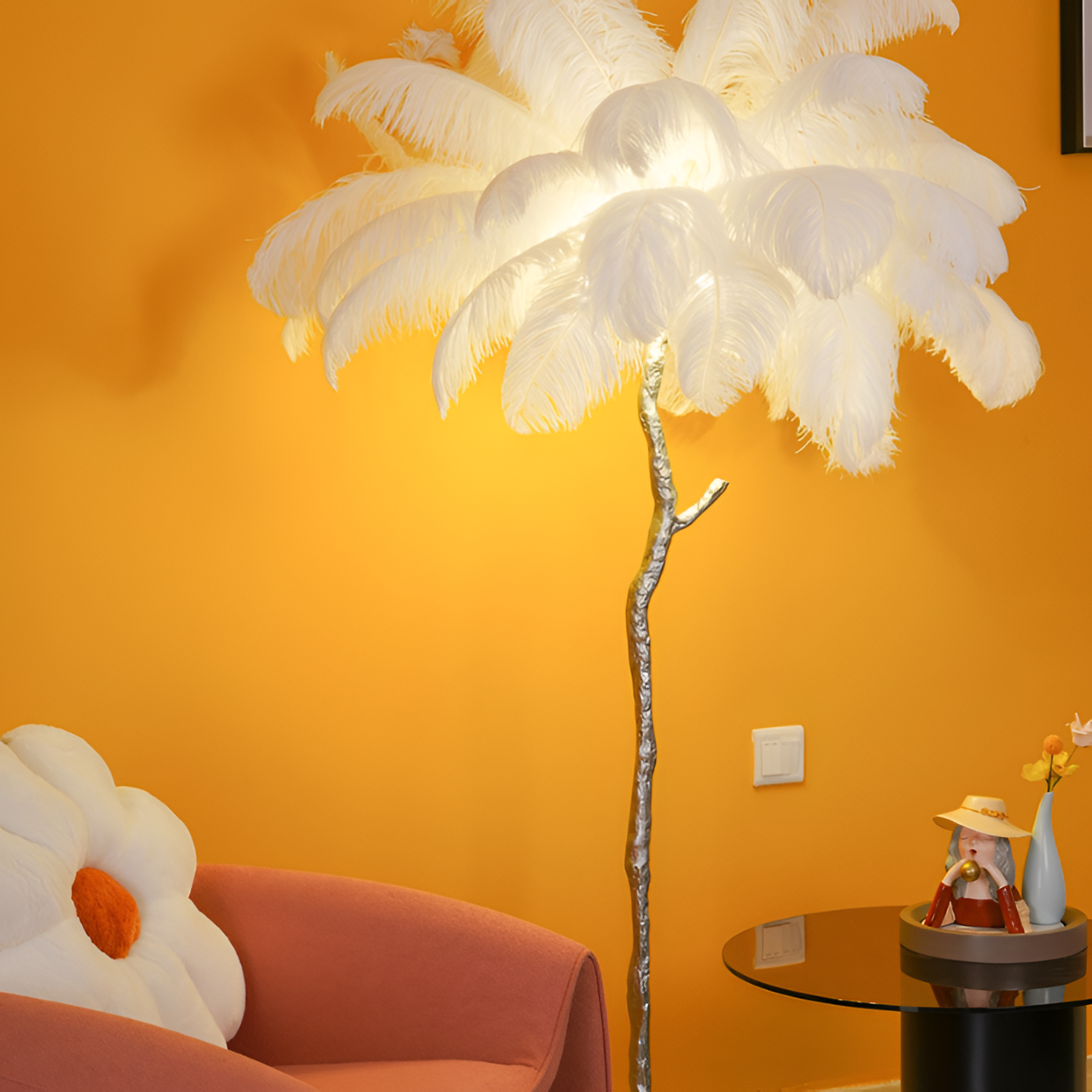 Dekorativ Skulpturel Gulvlampe - Moderne