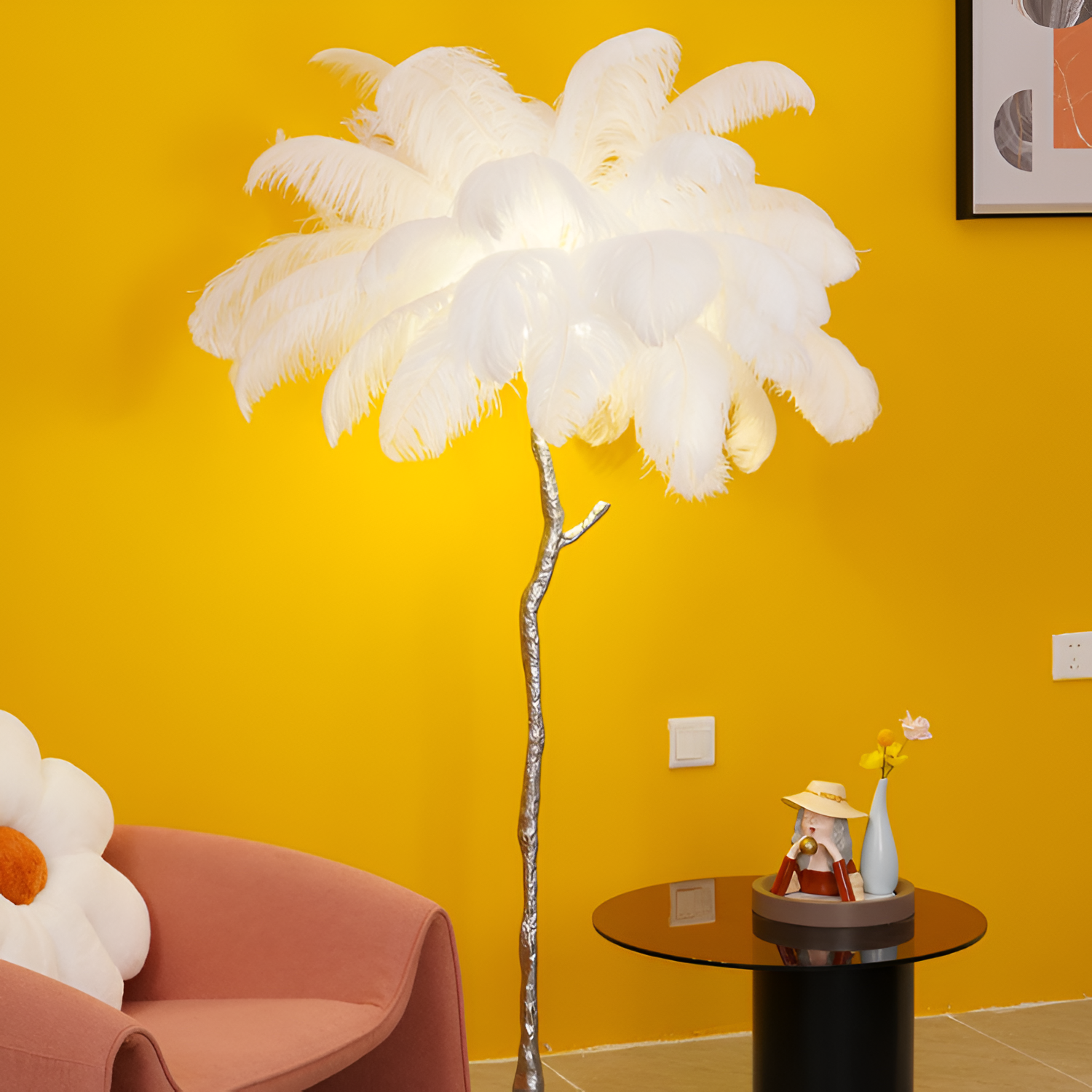 Dekorativ Skulpturel Gulvlampe - Moderne