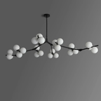 Moderne pendel med trægren-design