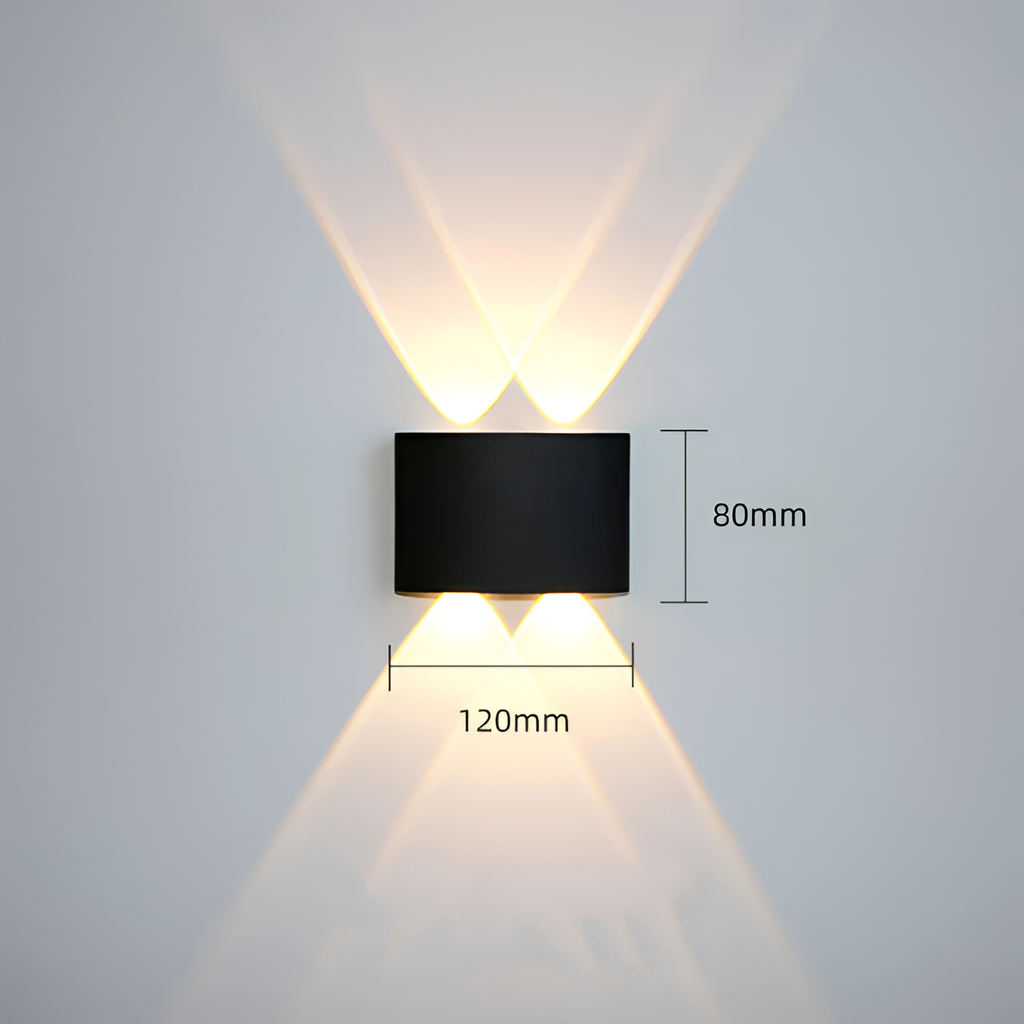 Moderne LED-væglampe – justerbar belysning
