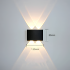 Moderne LED-væglampe – justerbar belysning