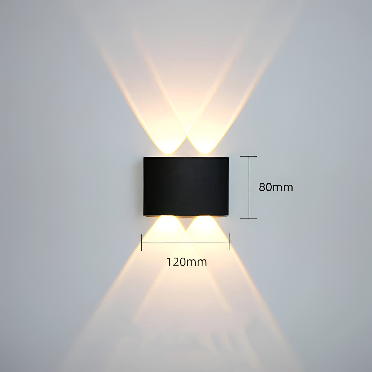 Moderne LED-væglampe – justerbar belysning