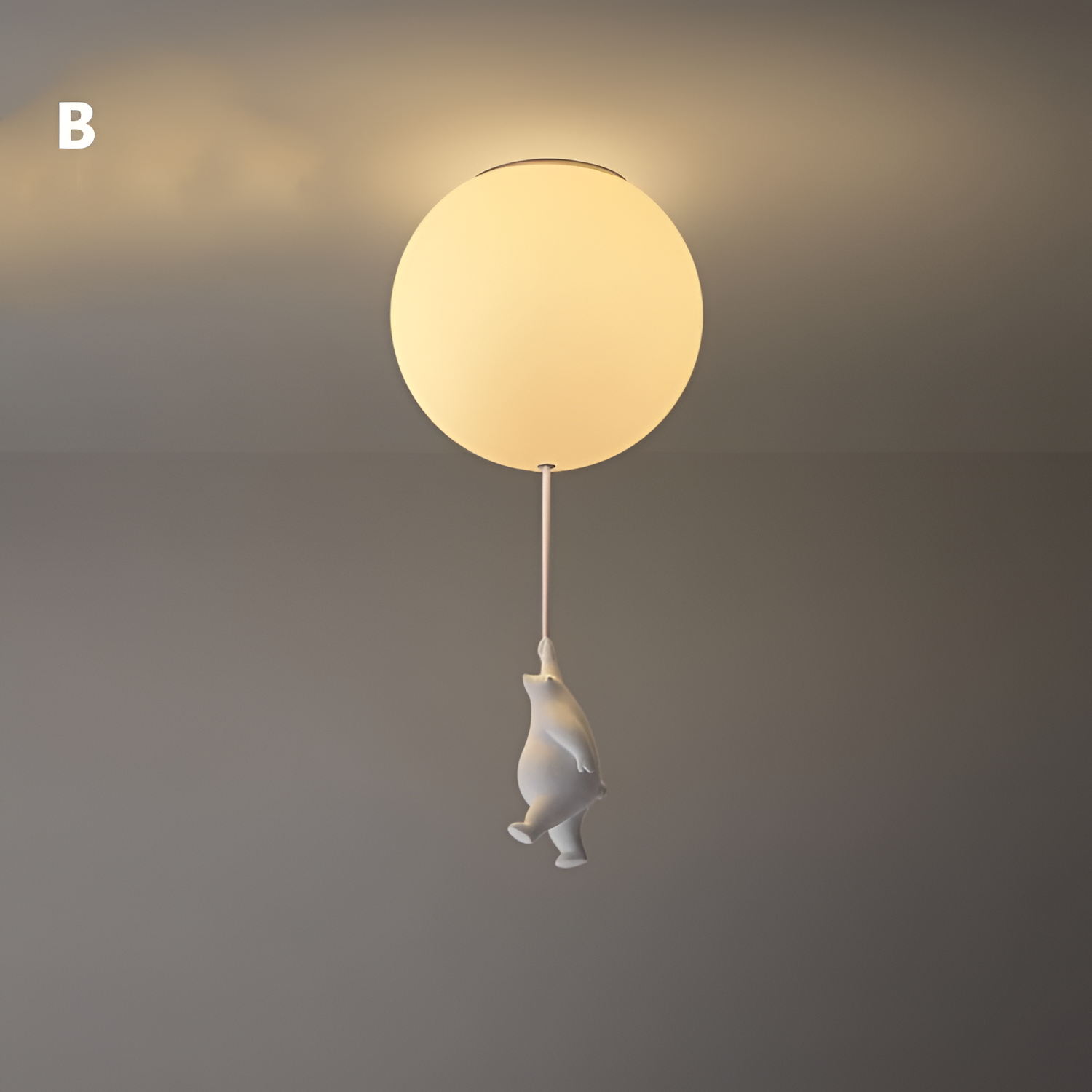 Ballonbjørn Loftlampe - Børneværelse Dekoration