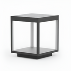 Geometrisk Solcellelampe til Udendørsbrug - Minimalistisk