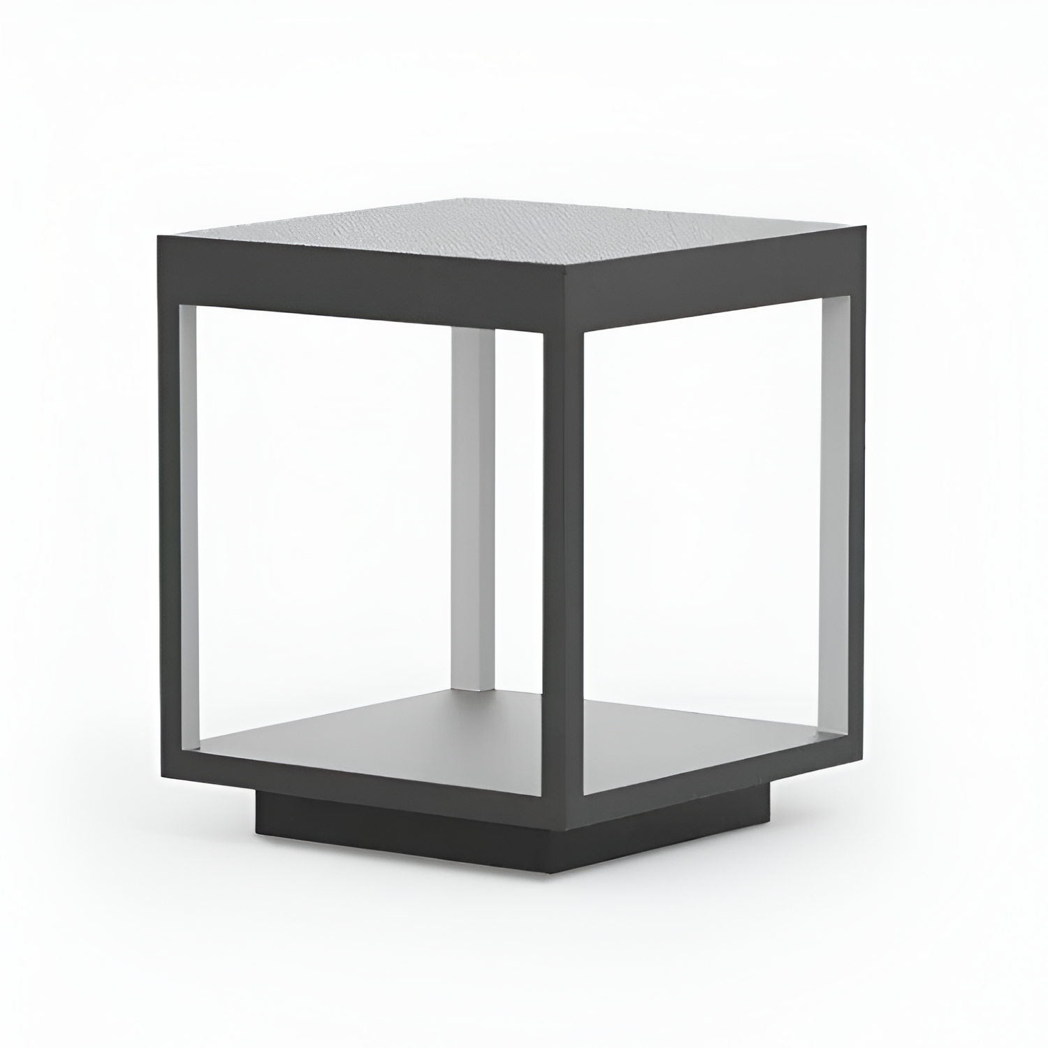 Geometrisk Solcellelampe til Udendørsbrug - Minimalistisk
