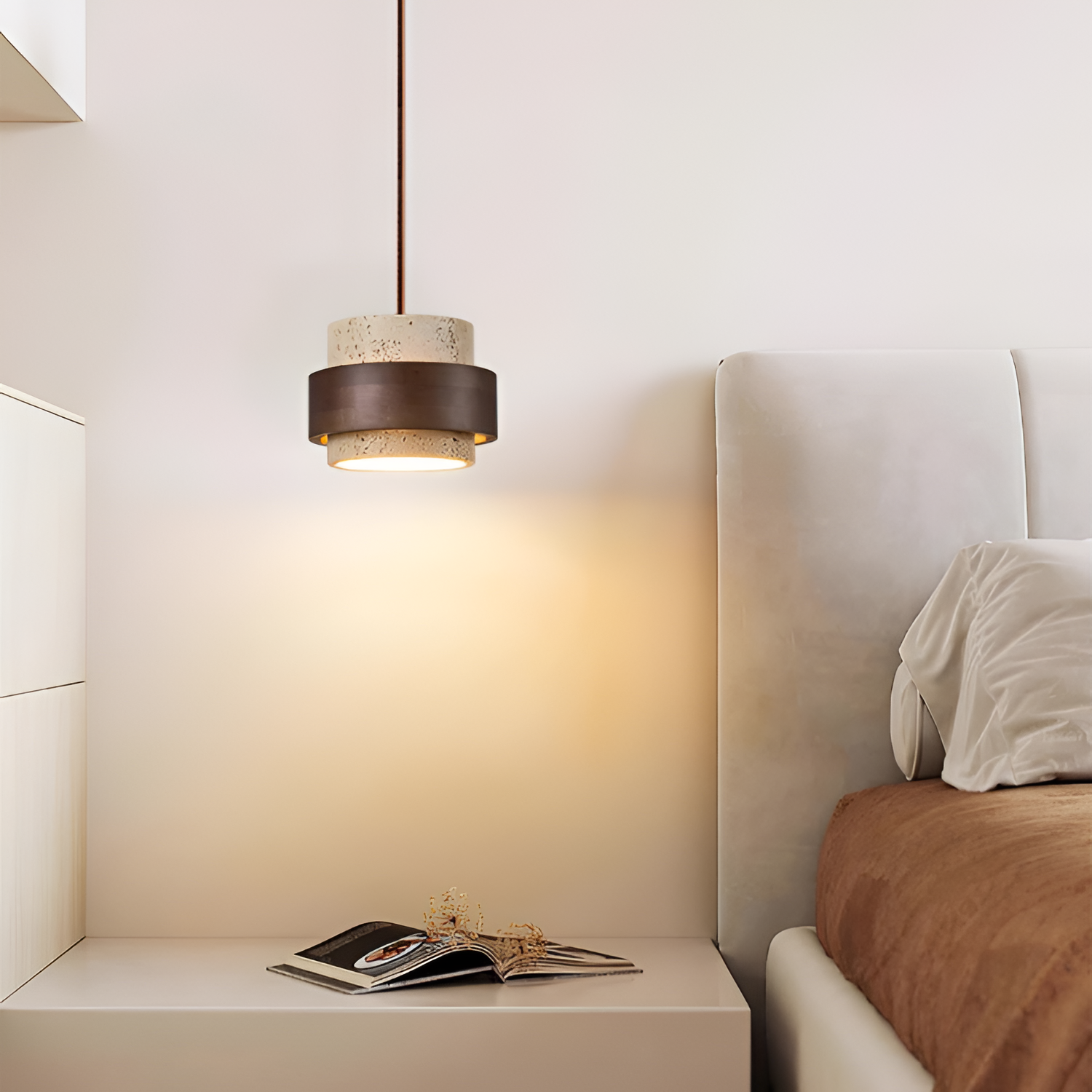 Tekstureret Minimalistisk Multi-lampe Pendel – Industriel