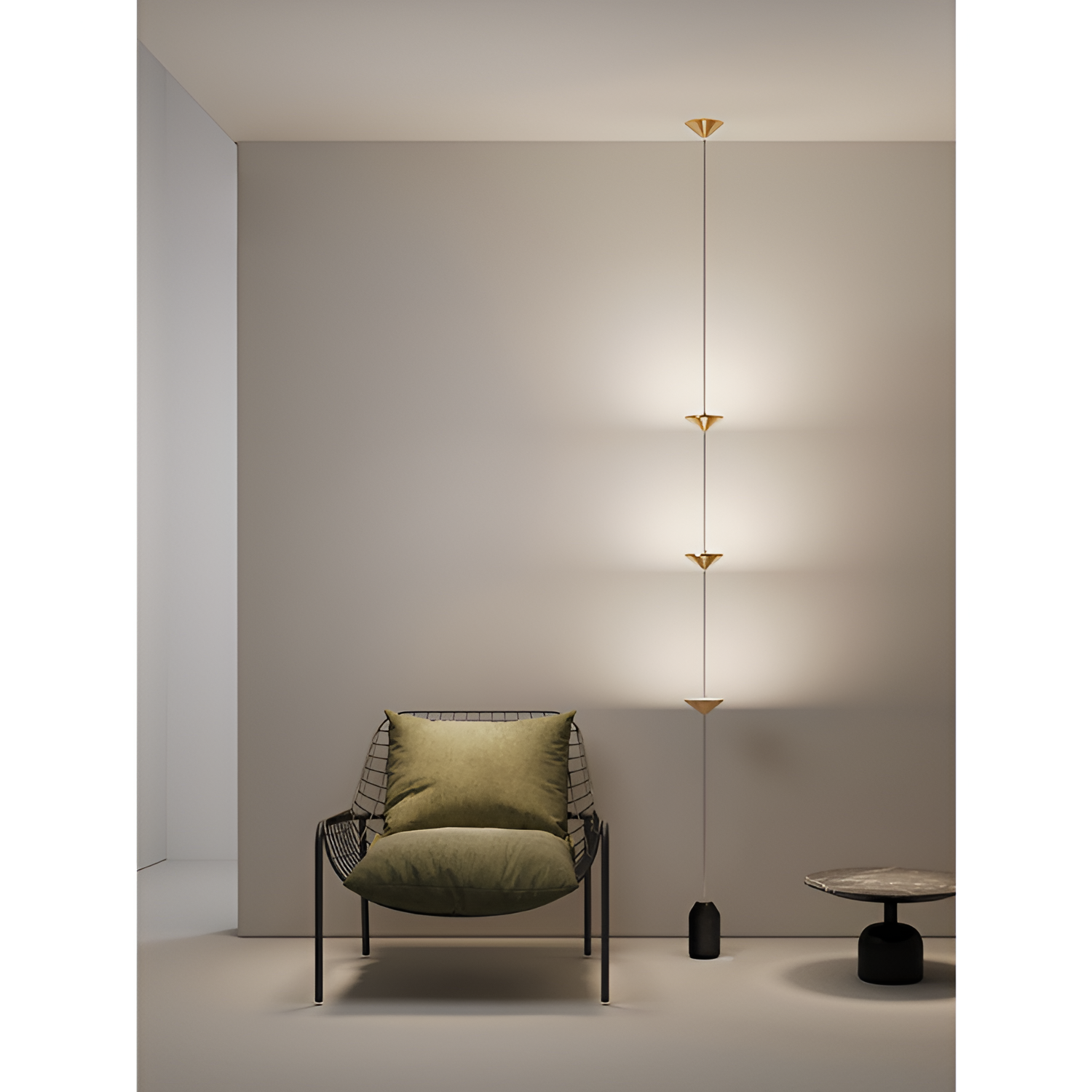 Minimalistisk Soreluna Gulvlampe - Justerbar