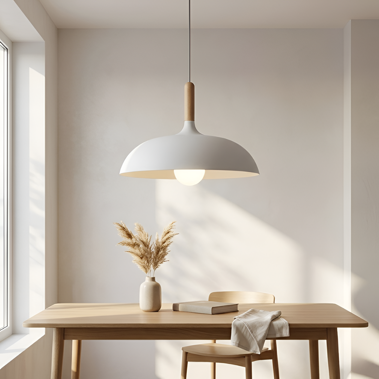 Moderne Nordisk Pendellampe - Minimalistisk Macaron Loftlampe