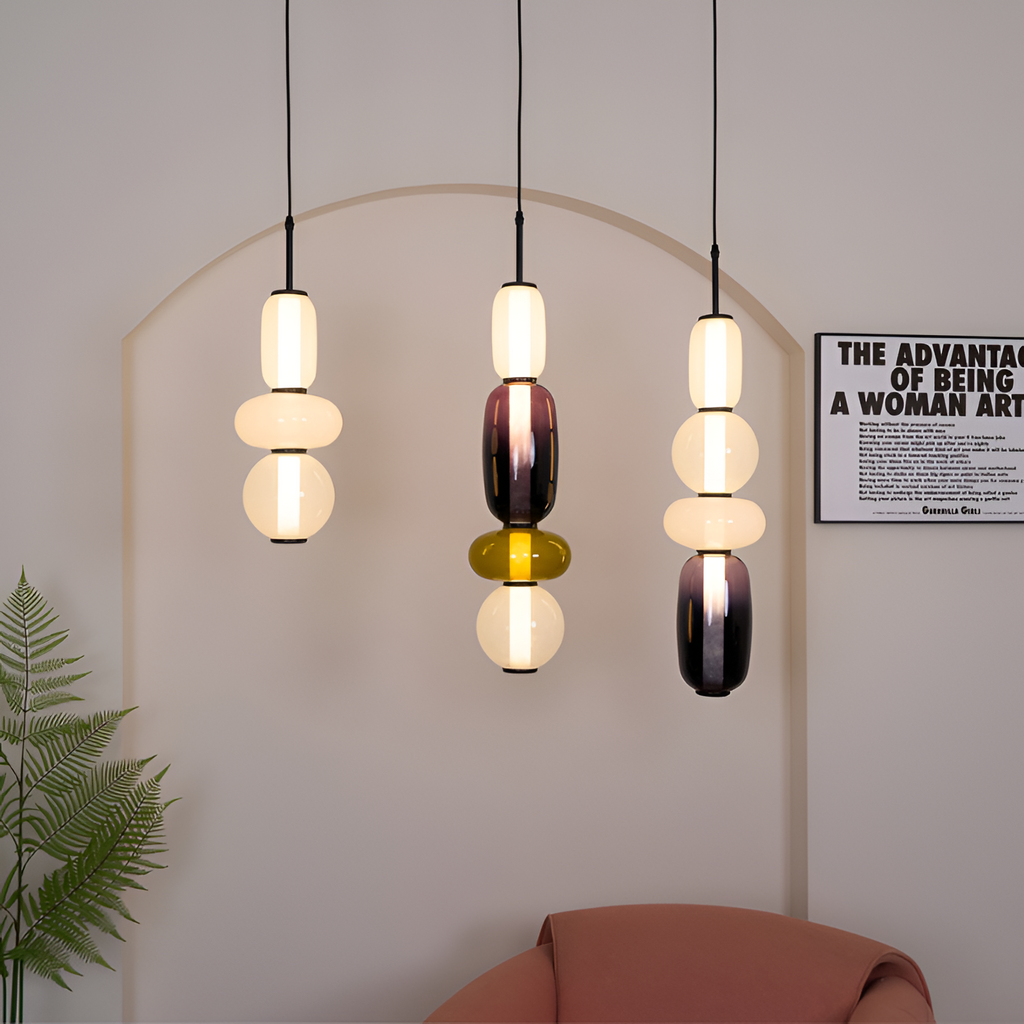 Sukkerglas Moderne Pendel - Dekorativ