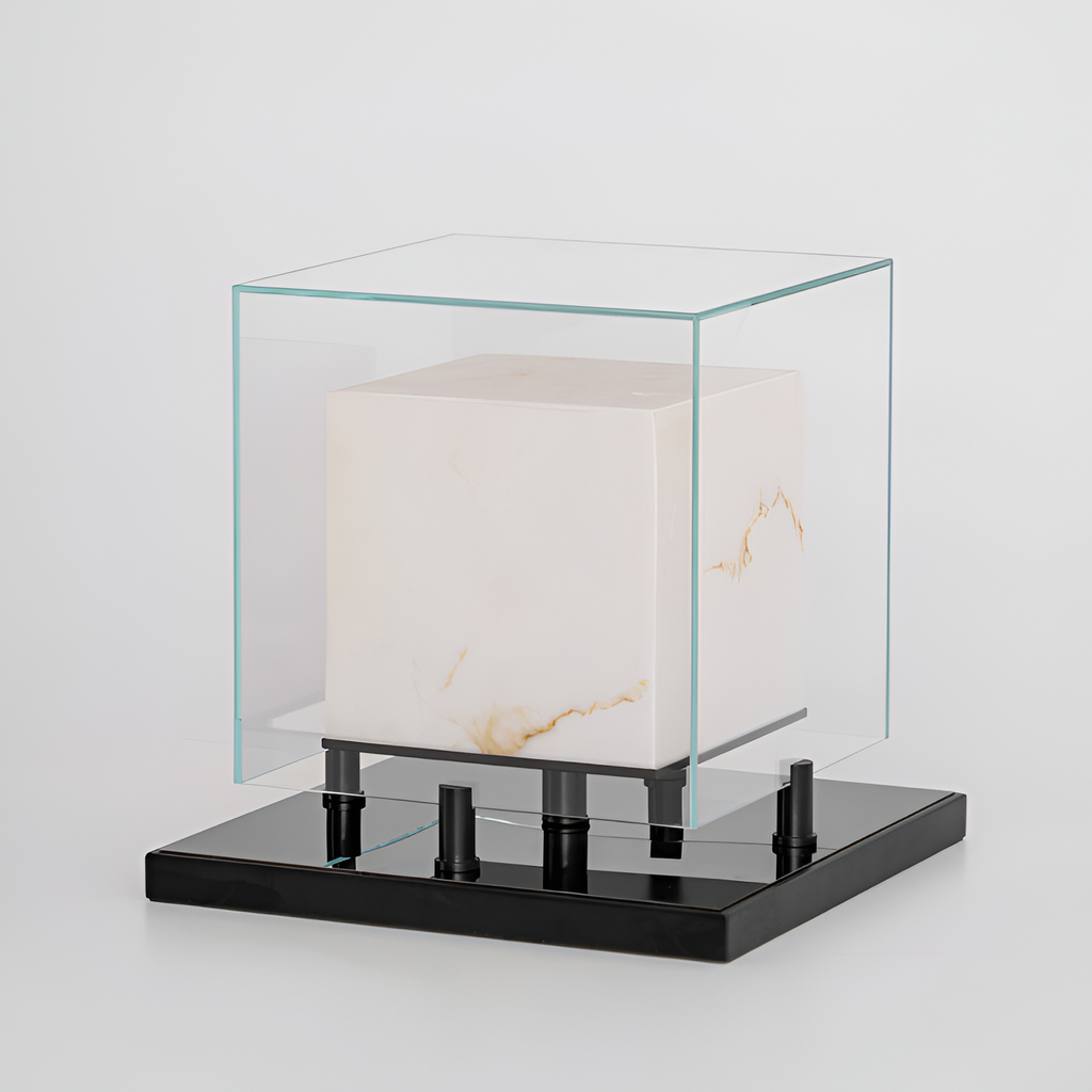 Minimalistisk Geometrisk Bordlampe - Industriel