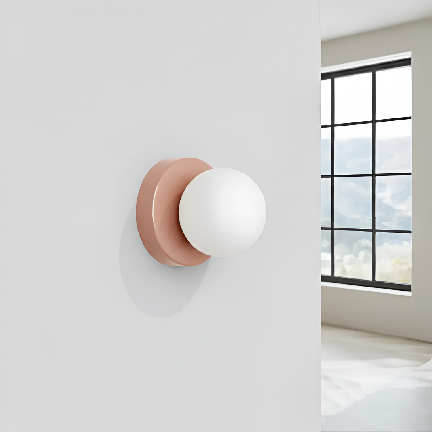 Nordisk Ball LED-væglampe – Moderne belysning til soveværelset