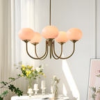 Mid Century Globe Lysekrone - Flere Lyskilder