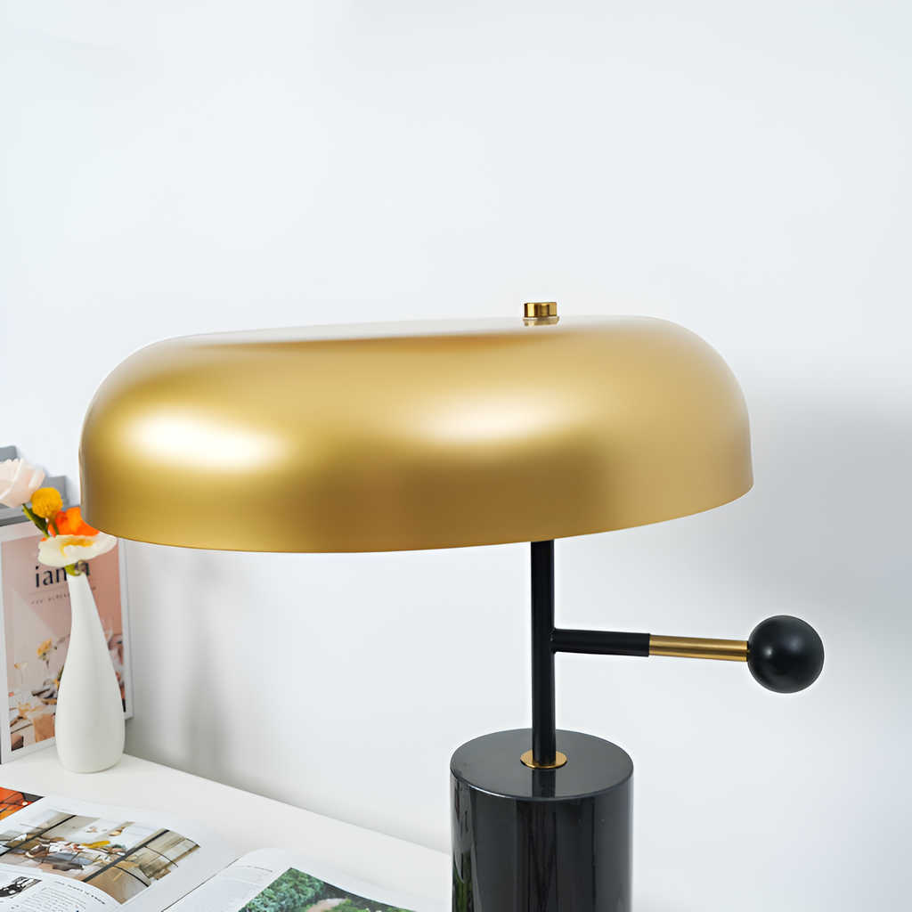 Minimalistisk Geometrisk Bordlampe - Industriel