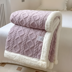 Geometrisk Tekstureret Plaid - Vendbart