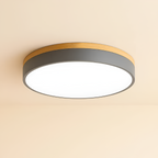 Skandinavisk Loftlampe med Træ - Moderne Hjemmebelysning