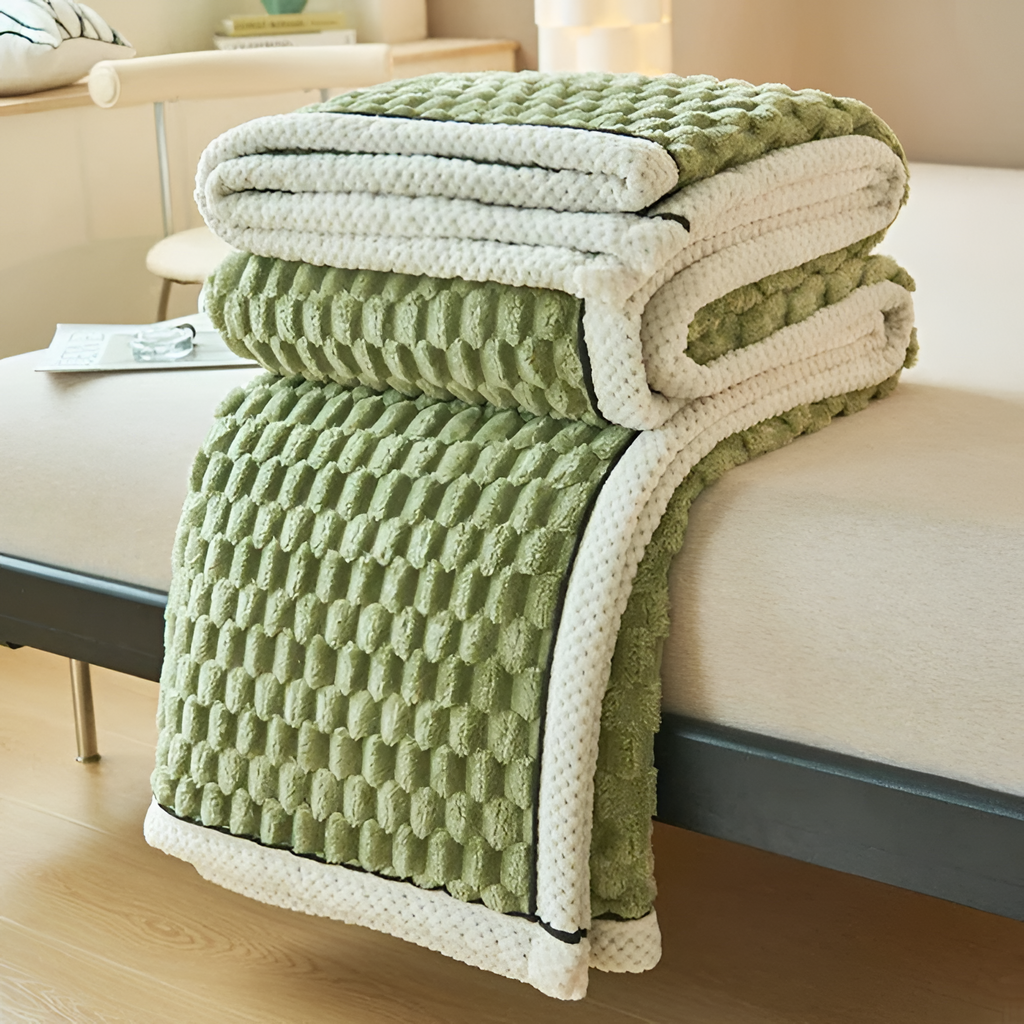 Tekstureret Boble Plaid - Vendbar
