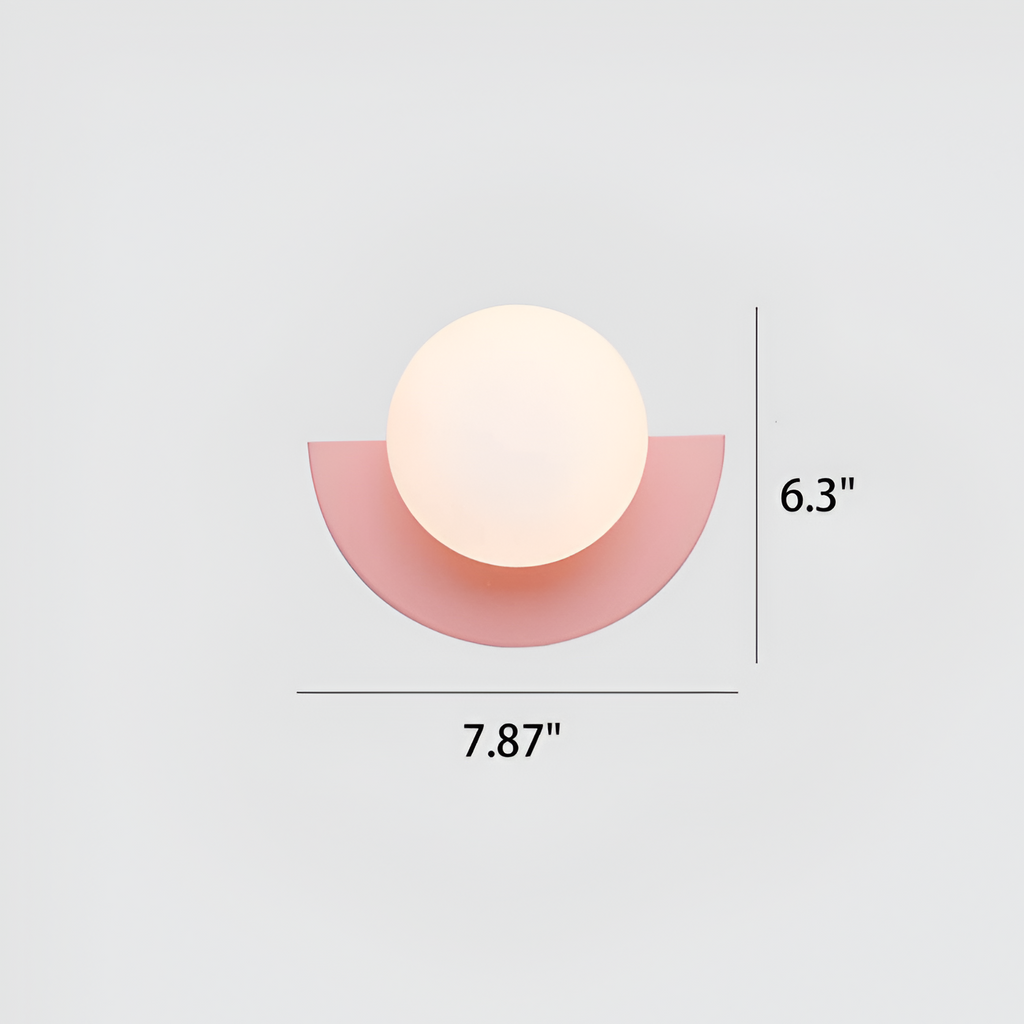 Minimalistisk Geometrisk Væglampe - Drejelig