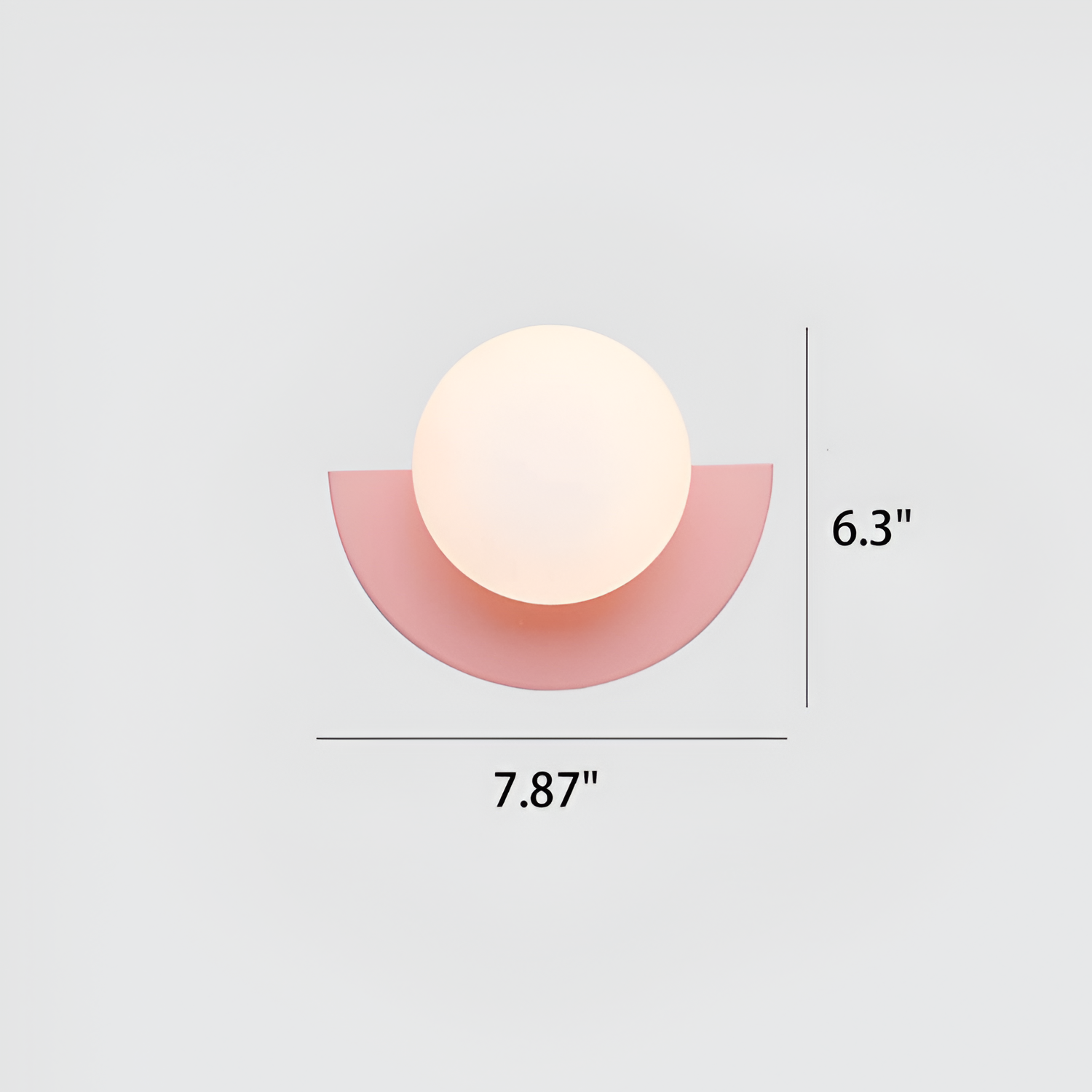 Minimalistisk Geometrisk Væglampe - Drejelig