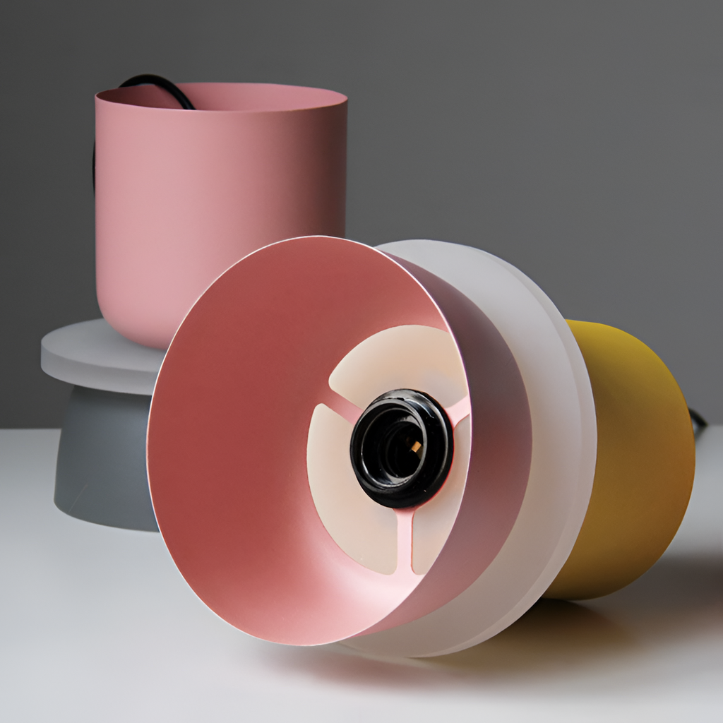 Moderne Pendellampe - Farverig Geometrisk Hængelampe