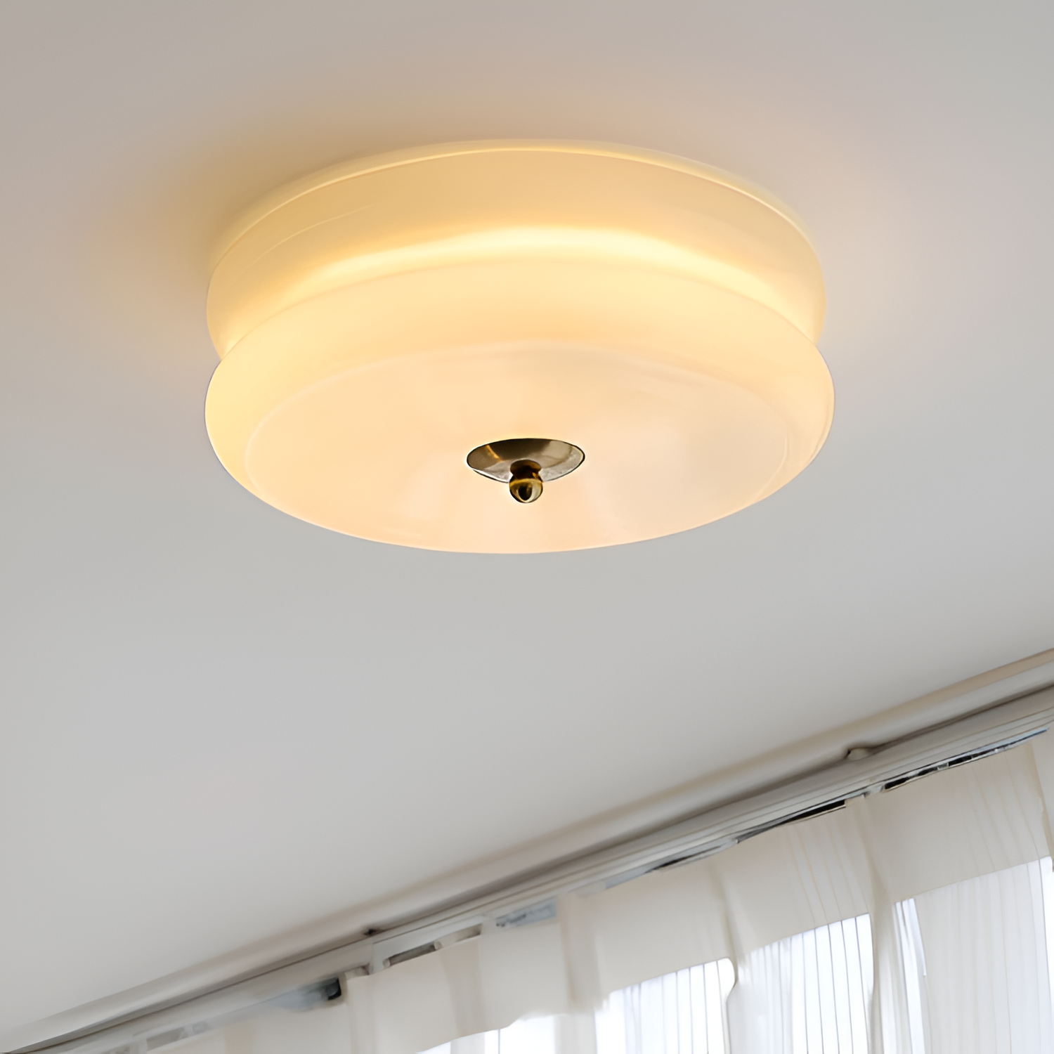 Minimalistisk Flush Loftslampe - Lagdelt