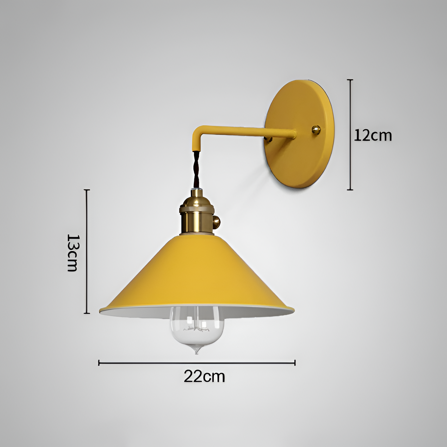 Vintage Minimalist Væglampe - Justerbar
