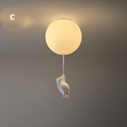 Ballonbjørn Loftlampe - Børneværelse Dekoration