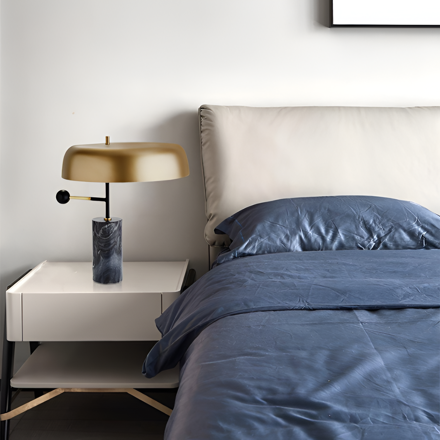 Minimalistisk Geometrisk Bordlampe - Industriel