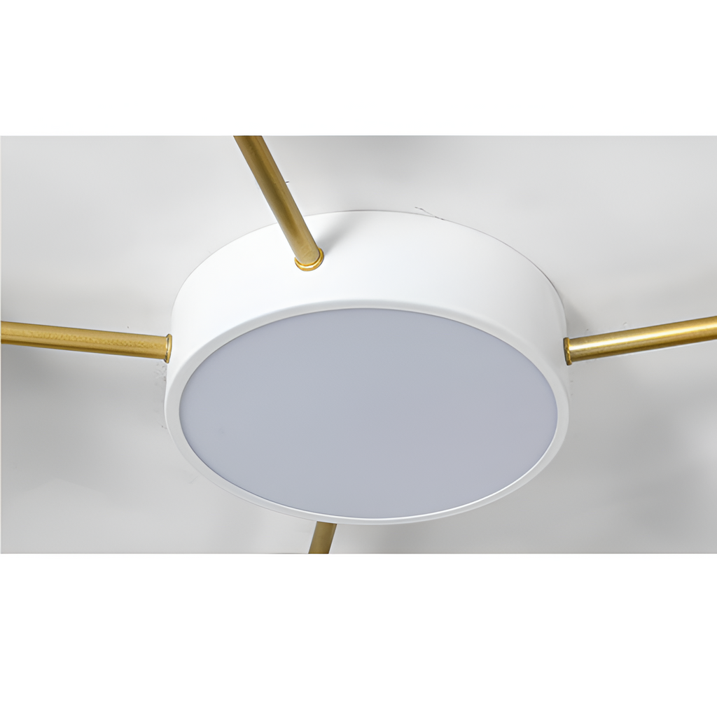 Minimalistisk indbygget lampe i massivt træ – skandinavisk stil