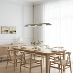 Nordisk Lineær Lysekrone - Minimalistisk