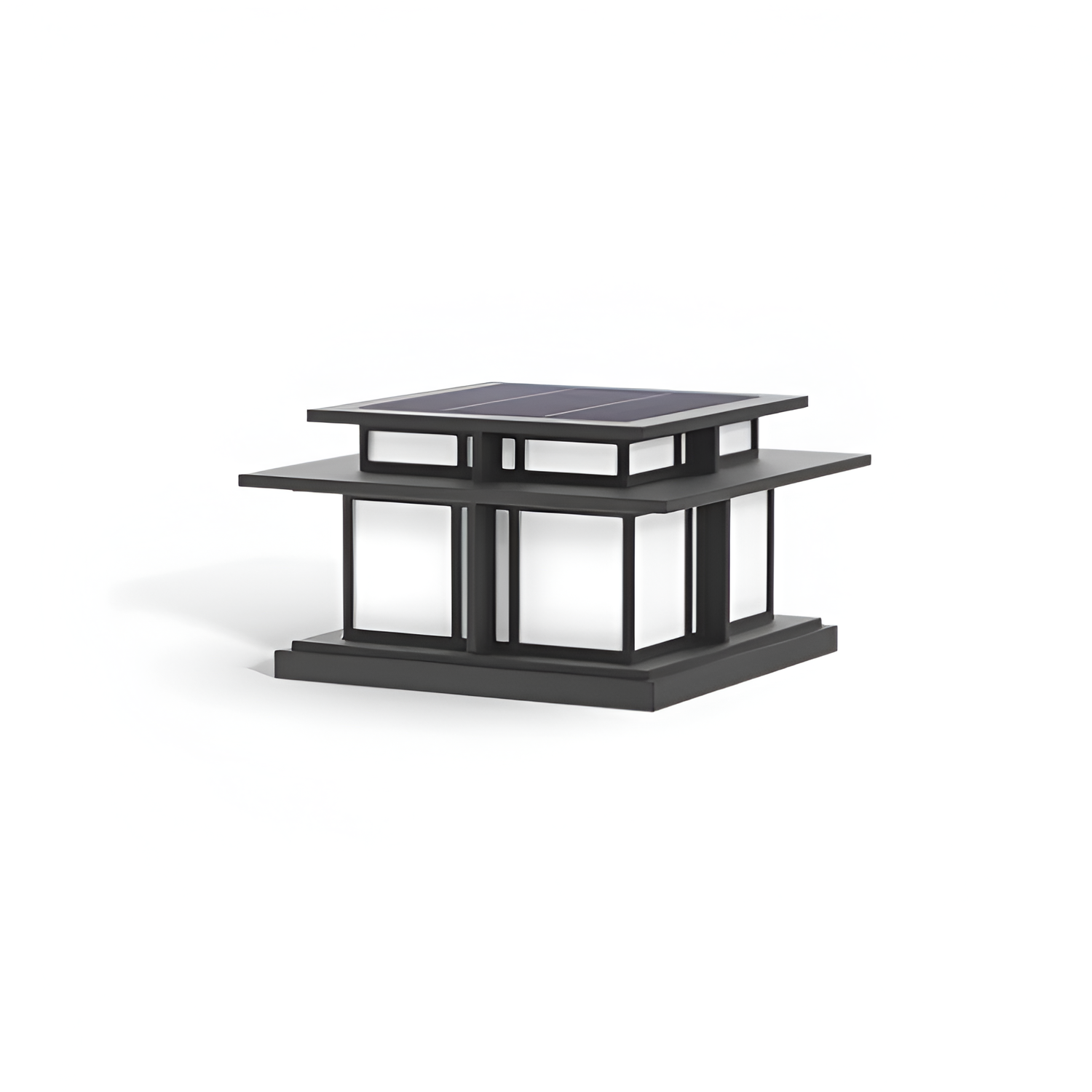 Minimalistisk Solcelle-søjlelampe - Industriel