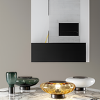 Minimalistisk Abstrakt Glasbordlampe - Moderne