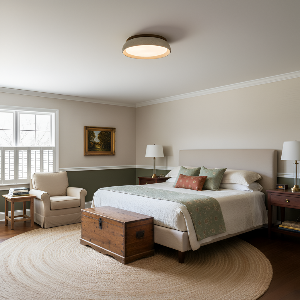 Travertine Minimalistisk Loftlampe - Dæmpbar